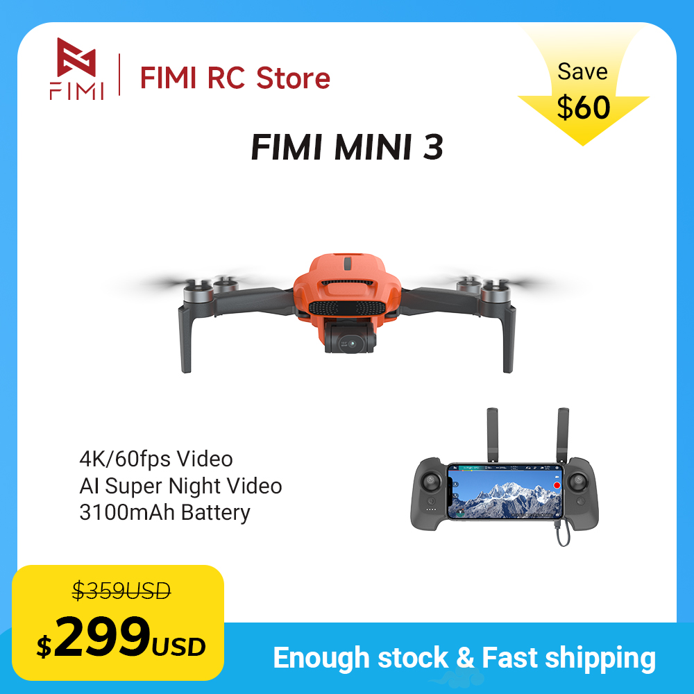 Drone Gimbal 3 Axis - طائرة بدون طيار FIMI MINI 3