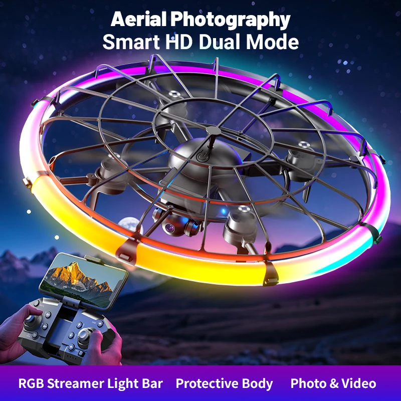 طائرة JJRC H145 UFO RC بدون طي - مراجعة Drone Gimbal Brushless وسعره